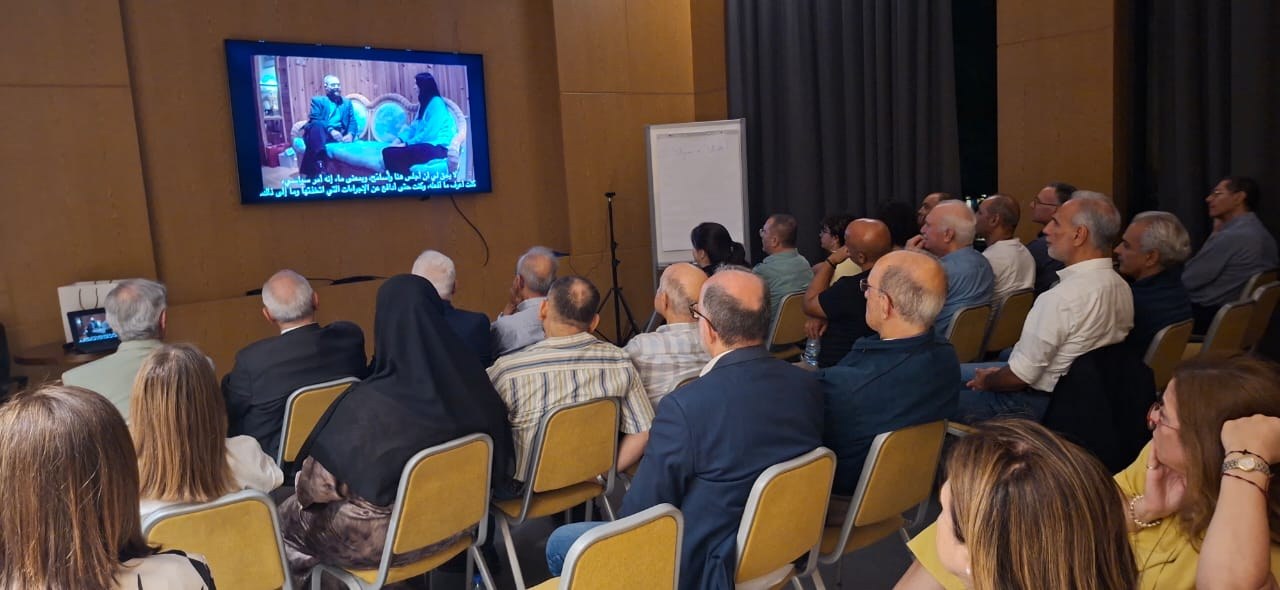 Audience watching The Hardest Bridge in Beirut